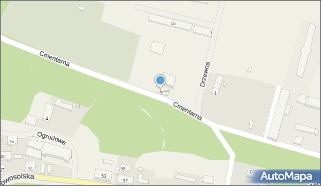 Siedlisko, Cmentarna, 3, mapa Siedlisko