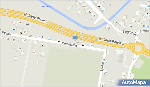 Skarżysko-Kamienna, Cmentarna, 14, mapa Skarżysko-Kamienna