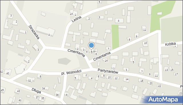 Soborzyce, Cmentarna, 5, mapa Soborzyce
