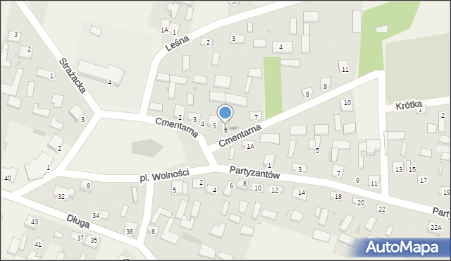 Soborzyce, Cmentarna, 6, mapa Soborzyce