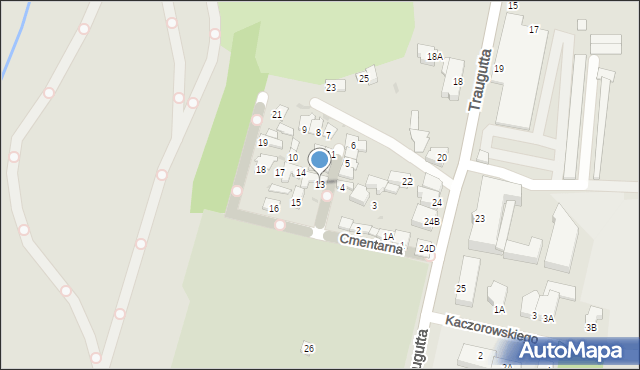 Sochaczew, Cmentarna, 13, mapa Sochaczew