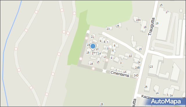 Sochaczew, Cmentarna, 17, mapa Sochaczew