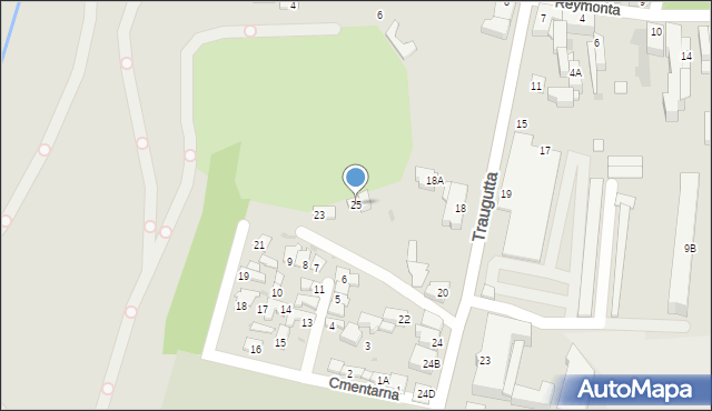 Sochaczew, Cmentarna, 25, mapa Sochaczew