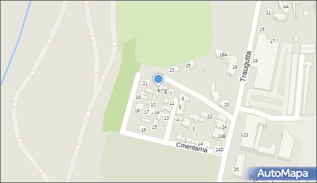 Sochaczew, Cmentarna, 9, mapa Sochaczew