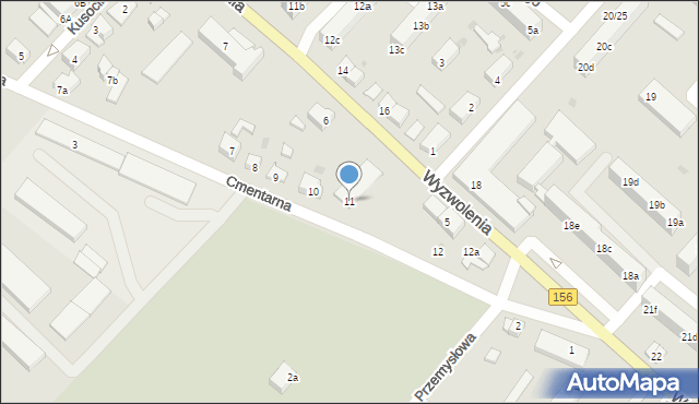 Strzelce Krajeńskie, Cmentarna, 11, mapa Strzelce Krajeńskie