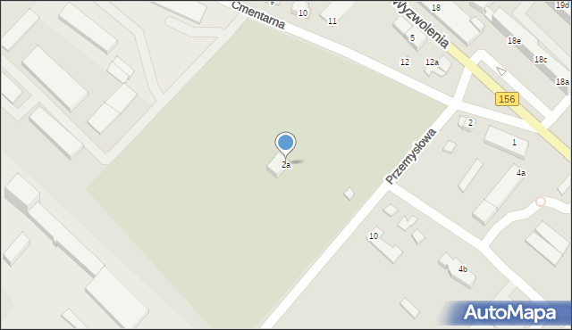 Strzelce Krajeńskie, Cmentarna, 2a, mapa Strzelce Krajeńskie