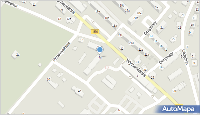 Strzelce Krajeńskie, Cmentarna, 4a, mapa Strzelce Krajeńskie