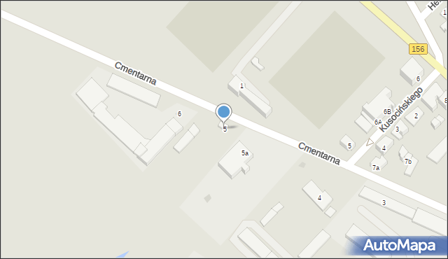 Strzelce Krajeńskie, Cmentarna, 5, mapa Strzelce Krajeńskie