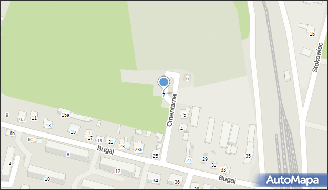 Suchedniów, Cmentarna, 7, mapa Suchedniów