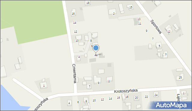Tomnice, Cmentarna, 4a, mapa Tomnice