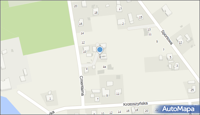 Tomnice, Cmentarna, 6, mapa Tomnice