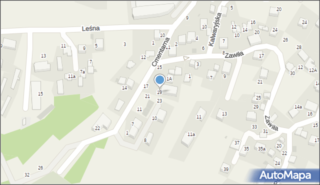 Zabierzów, Cmentarna, 19, mapa Zabierzów