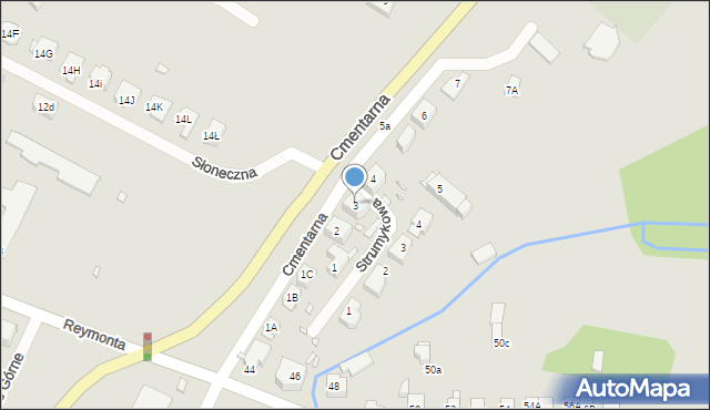 Zgorzelec, Cmentarna, 3, mapa Zgorzelec