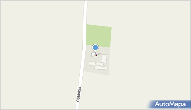 Cołdanki, Cołdanki, 14, mapa Cołdanki