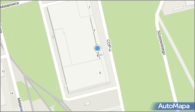 Nowa Dęba, COP-u, 6, mapa Nowa Dęba