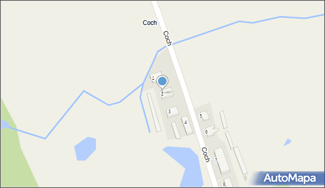 Skrzatusz, Coch, 2, mapa Skrzatusz