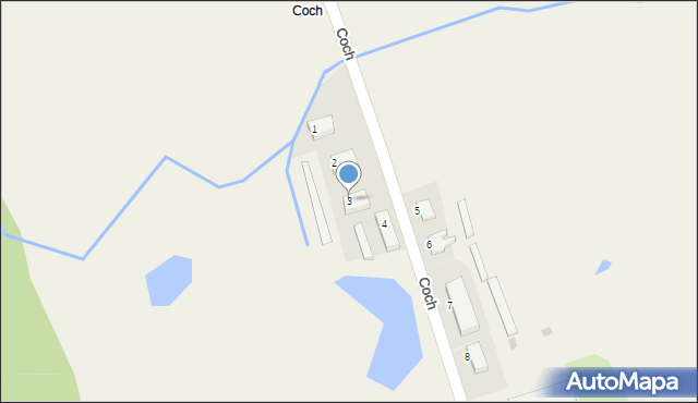 Skrzatusz, Coch, 3, mapa Skrzatusz