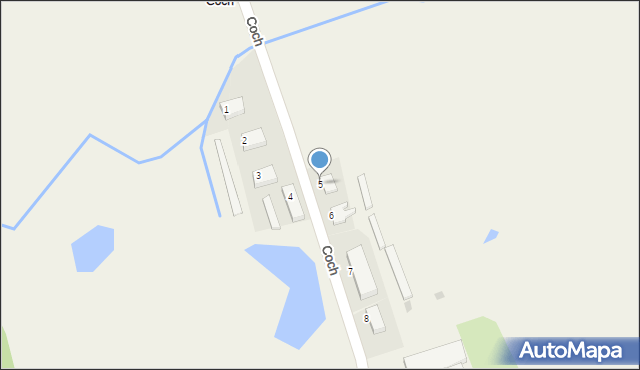 Skrzatusz, Coch, 5, mapa Skrzatusz