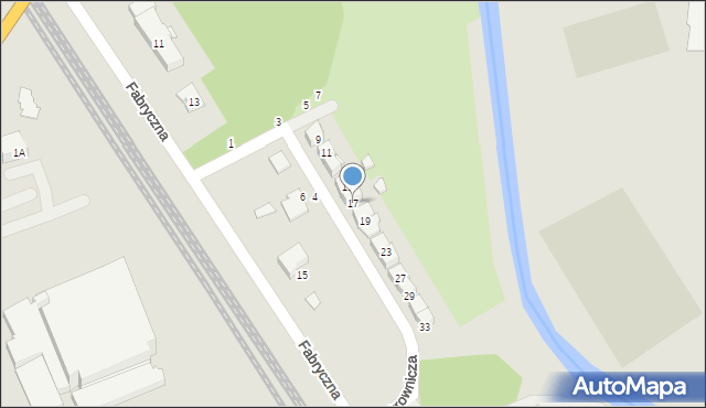 Ciechanów, Cukrownicza, 17, mapa Ciechanów