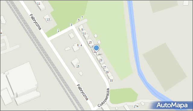 Ciechanów, Cukrownicza, 21, mapa Ciechanów