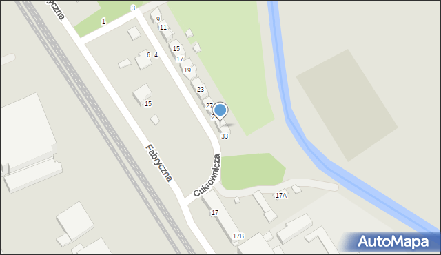 Ciechanów, Cukrownicza, 31, mapa Ciechanów