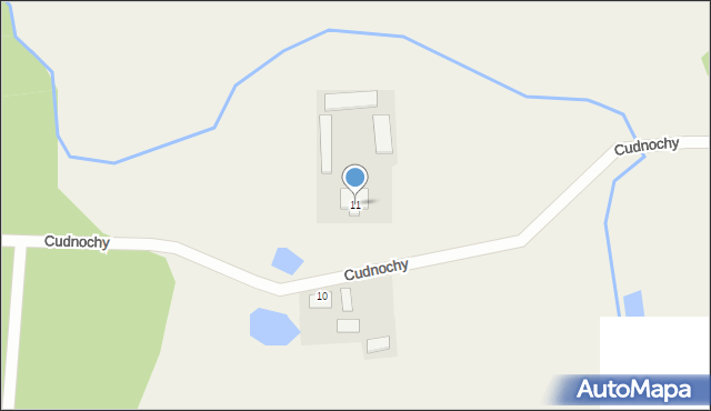 Cudnochy, Cudnochy, 11, mapa Cudnochy