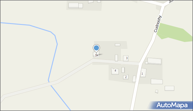 Cudnochy, Cudnochy, 3A, mapa Cudnochy