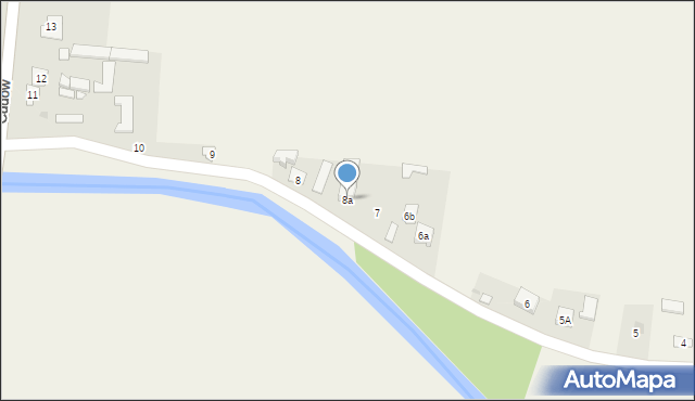 Cudów, Cudów, 8a, mapa Cudów