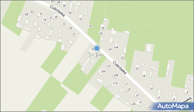 Cukrówka, Cukrówka, 21, mapa Cukrówka