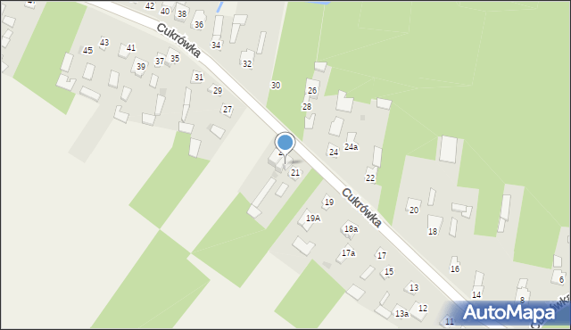 Cukrówka, Cukrówka, 23, mapa Cukrówka