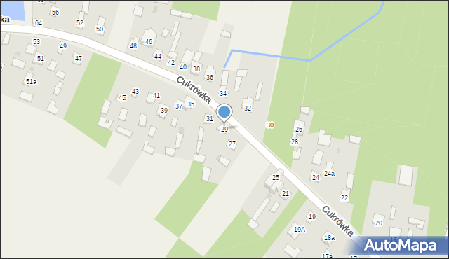 Cukrówka, Cukrówka, 29, mapa Cukrówka