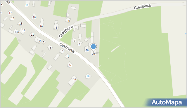 Cukrówka, Cukrówka, 2a, mapa Cukrówka