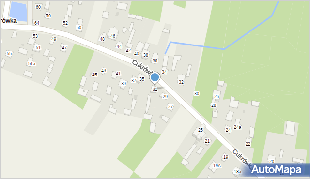 Cukrówka, Cukrówka, 31, mapa Cukrówka