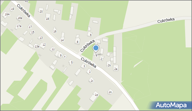 Cukrówka, Cukrówka, 4, mapa Cukrówka