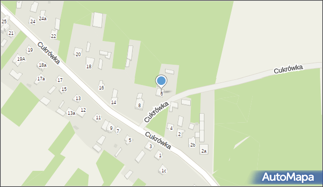Cukrówka, Cukrówka, 6, mapa Cukrówka