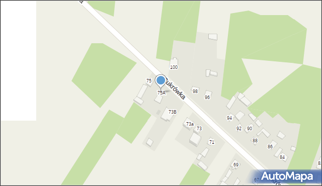 Cukrówka, Cukrówka, 75A, mapa Cukrówka