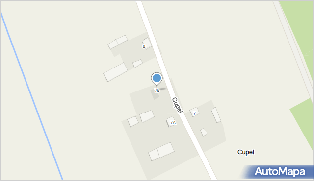 Cupel, Cupel, 7b, mapa Cupel