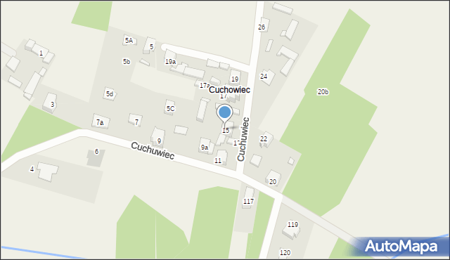 Duczki, Cuchuwiec, 15, mapa Duczki