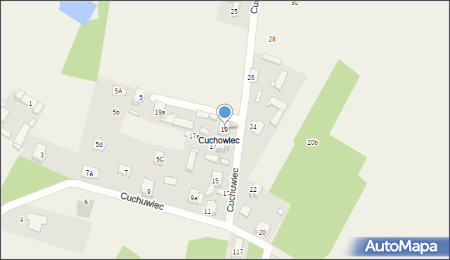 Duczki, Cuchuwiec, 19, mapa Duczki