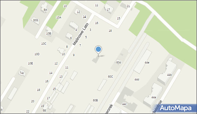 Jabłonna, Cudne Manowce, 20, mapa Jabłonna