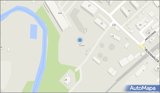 Pelplin, Cukrowników Pelplińskich, 7, mapa Pelplin