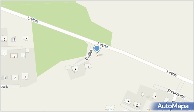 Płoty, Cudna, 2, mapa Płoty