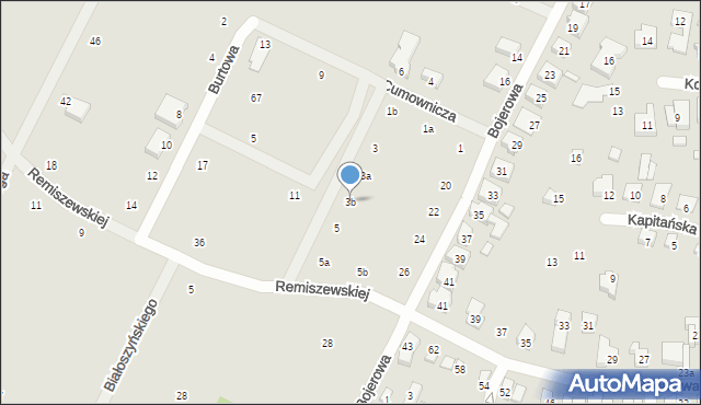 Poznań, Cumownicza, 3b, mapa Poznania