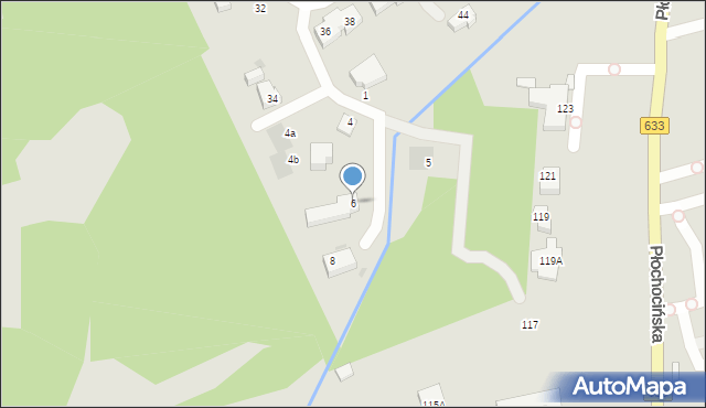 Warszawa, Cudne Manowce, 6, mapa Warszawy