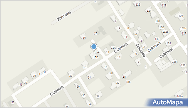 Wilkowice, Cukrowa, 15B, mapa Wilkowice