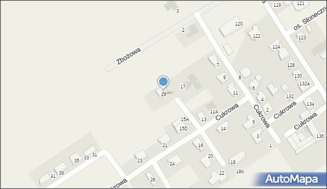 Wilkowice, Cukrowa, 19, mapa Wilkowice