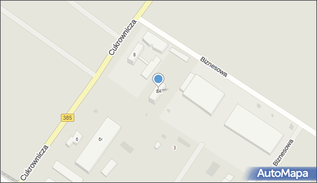 Ząbkowice Śląskie, Cukrownicza, 8A, mapa Ząbkowice Śląskie