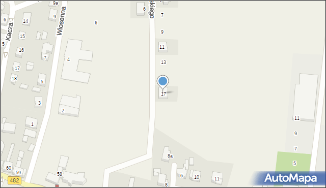 Bralin, Ćwiejkowskiego Jana, ks., 17, mapa Bralin