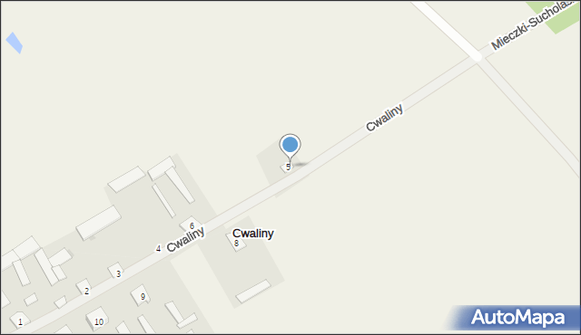 Cwaliny, Cwaliny, 7, mapa Cwaliny