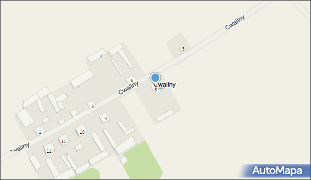 Cwaliny, Cwaliny, 8, mapa Cwaliny